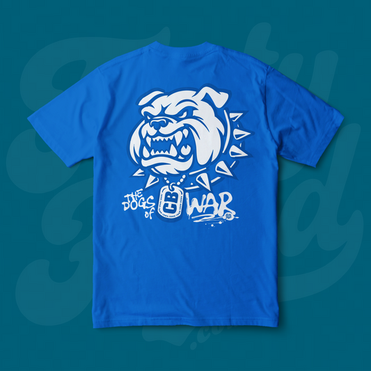 Dogs of War NRL Bulldogs T-Shirt Back Design