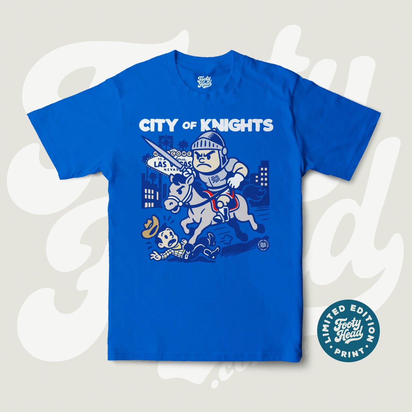 City of Knights NRL Vegas Tee shirt - limited edition shirt