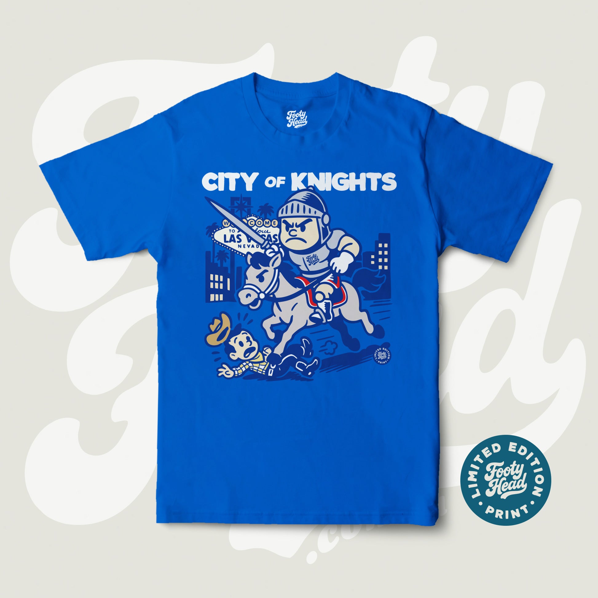 City of Knights NRL Vegas Tee shirt - limited edition shirt